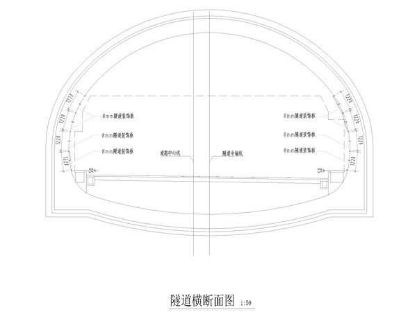 隧道側墻裝飾系統方案—魯泰隧道防火裝飾板應用